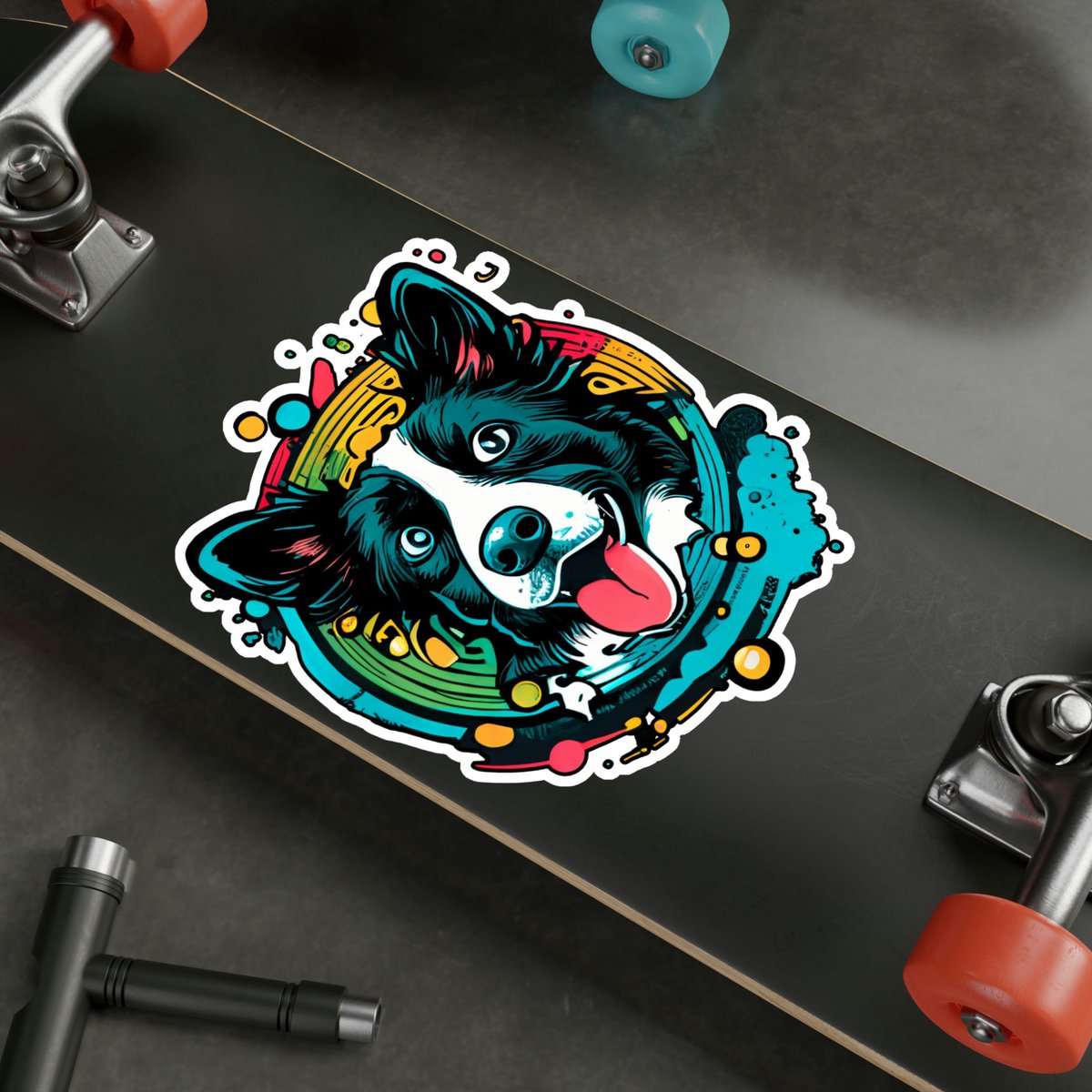 MundooCreative's tweet image. Excited to share the latest addition to my #etsy shop: Border Collie Colourful Design Vinyl Sticker etsy.me/3KwLlIU #kidscrafts #dogstickers #cartoondogsticker #dogfacestickers #petstickers #bordercolliesticker #stickerofmydog #cartoonizemydog #workingdogsticke