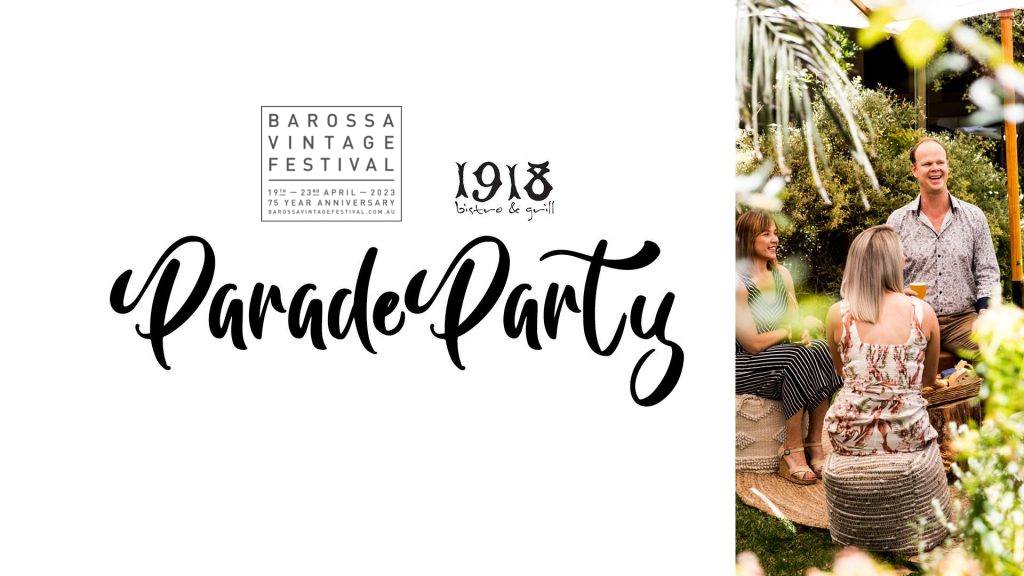 Barossa Vintage Festival Parade Party is on Saturday 22nd April, we are open from 9am for breakfast and have limited tables left in the garden. Book your seats now. - mailchi.mp/1918/news-from…
