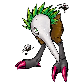 Floramon3's tweet photo. @ChrisTamer2019 already*

"Kiwimon!"

*It may not be enough to do some damage to Arukenimon, but her transformation was certainly enough to free herself from the webbing! The strong legs made sure of that!* https://t.co/LjzVtMx3FW