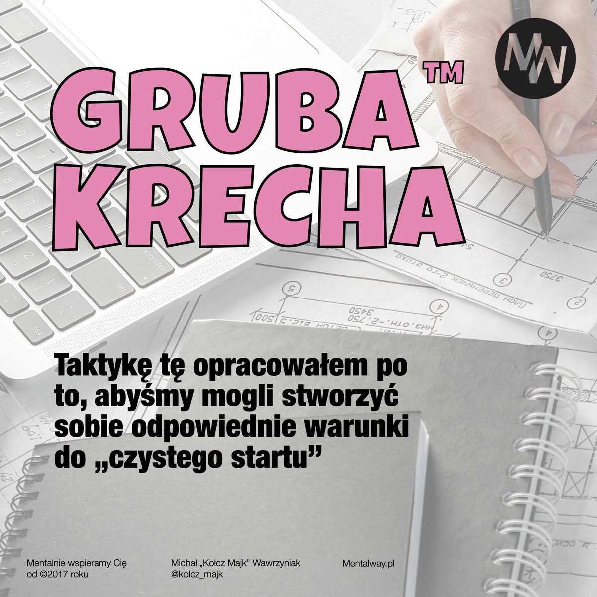 KolczMajk's tweet photo. Taktyka „Gruba Krecha ™” - pomaga oczyścić sytuację. Stworzyć warunki do dogadania się i ustalić nowe zasady na przyszłość.

Czasami każdy z nas potrzebuje nowej szansy!

📝

#taktyka #grubo #wcale #zasady #porozumieniebezprzemocy #rozwojosobisty https://t.co/zM5eSOSF2t