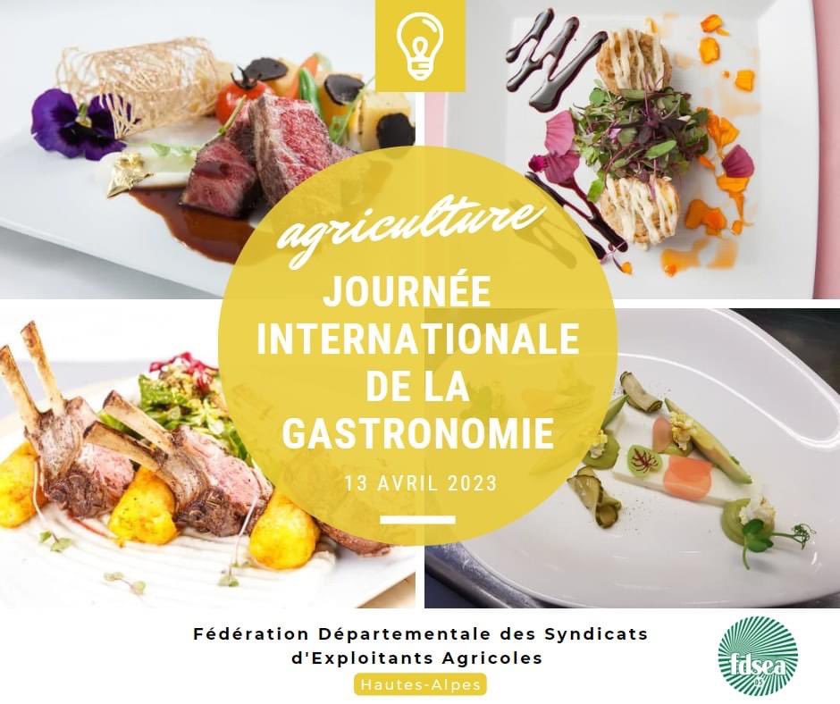 🍽️👩‍🍳 JOURNÉE INTERNATIONALE DE LA GASTRONOMIE 👩‍🍳🍽️ #goodfrance #goutdefrance #merciauxagris #agriculturefrancaise