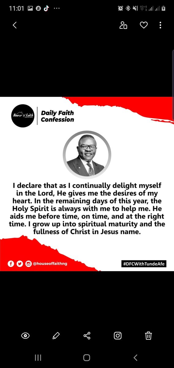 psttundeafe's tweet photo. Declare this with me:

I declare that as continually delight myself in the Lord  He gives me all my desires in Jesus name. https://t.co/728HL2skWT
