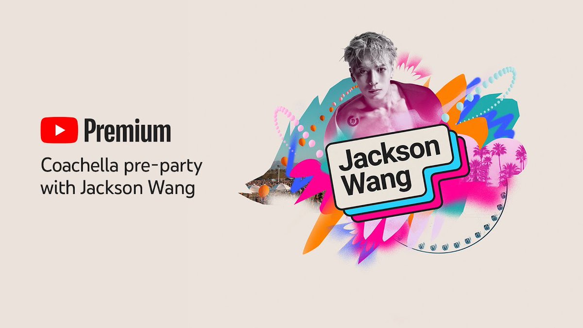 JacksonWGlobal's tweet photo. [#JSYOUTUBE] 230414

Jackson Wang Coachella Pre-Party (YouTube premium)
📺 https://t.co/2CLrS9Rrl7

🕡6:30PM PT (4/16)
🕤9:30PM ET (4/16)
🕤9:30AM Beijing Time (4/17)
🕣8:30AM Bangkok Time (4/17)

#JacksonWang #王嘉尔 #잭슨 #TEAMWANG @JacksonWang852 https://t.co/f2A2RpRcoL
