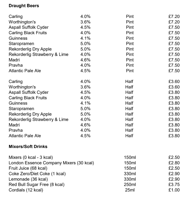 LivEchonews's tweet photo. These are the drink prices at Aintree Racecourse this year 👀 https://t.co/v98mWeEARC