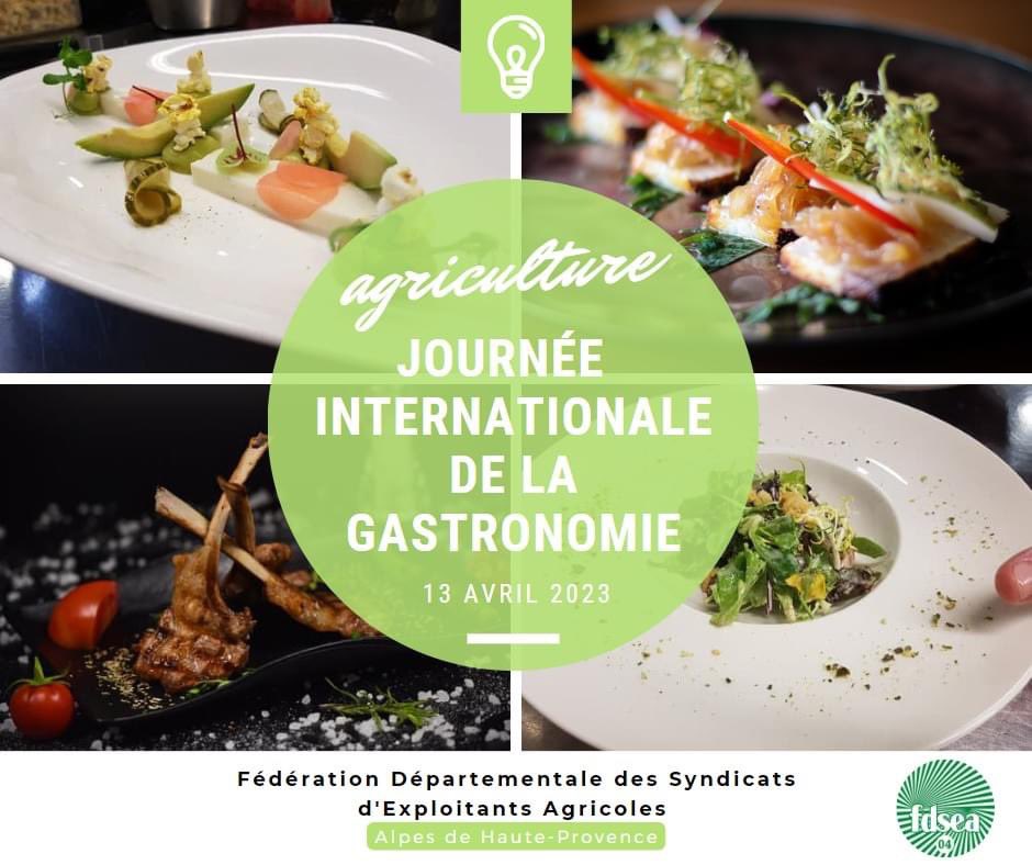 🍽️👩‍🍳 JOURNÉE INTERNATIONALE DE LA GASTRONOMIE 👩‍🍳🍽️ #goodfrance #goutdefrance #merciauxagris #agriculturefrancaise