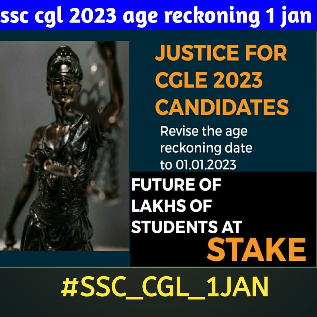 jhaprabhakar96's tweet photo. #SSC_CGL_AGE_RECKONING_1_JAN @SabSachNews @PMOIndia @DoPTGoI @DrJitendraSingh @aajtak @AmitShah @RaMoSirOfficial ssc cgl2023 https://t.co/JB2oSzk0II