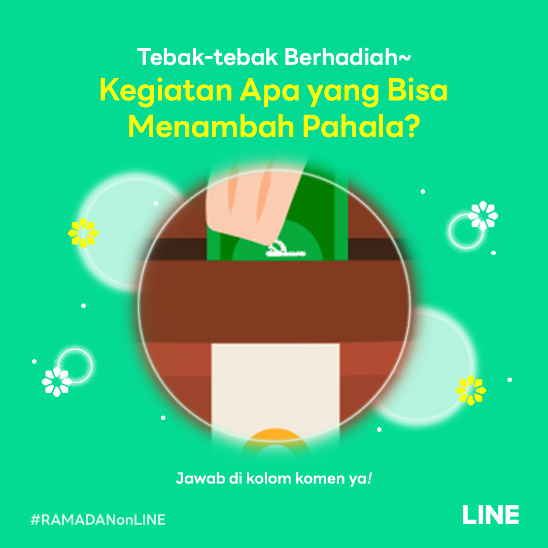 indo_line's tweet photo. #RAMADANonLINE #9
#RAMADANonLINE is HERE! Ikutan lagi RAMADAN on LINE dan dapetin merch #LINEFRIENDS yang gemoy abis!
Tulis jawaban kamu dengan me-Reply Tweet ini & sertakan hashtag #RAMADANonLINE (jangan lupa wajib LIKE juga postingan ini ya!)
Contoh: Mengaji #RAMADANonLINE https://t.co/bhezvwjNdr