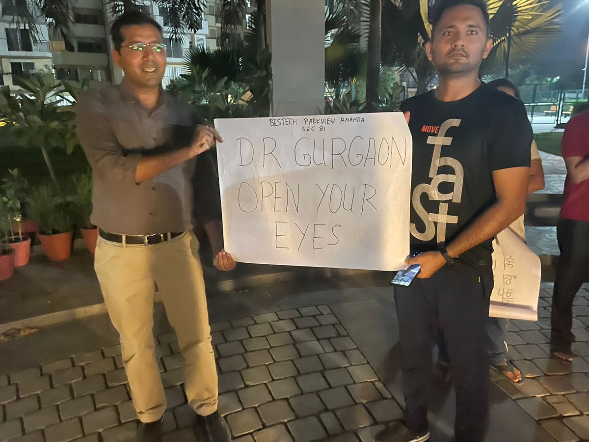 AnandaOwnerAwaz's tweet photo. Owners of Bestech Parkview Ananda, Sector 81, Gurgaon are demanding right to vote in RWA elections to solve issues plaguing the society &amp; take control frm vested interests causing mental &amp; monetary harm

@DC_Gurugram @yashpalmurar @cmohry @rakeshdaultabad @Dchautala @amohansharan https://t.co/AJgGlvdrXG