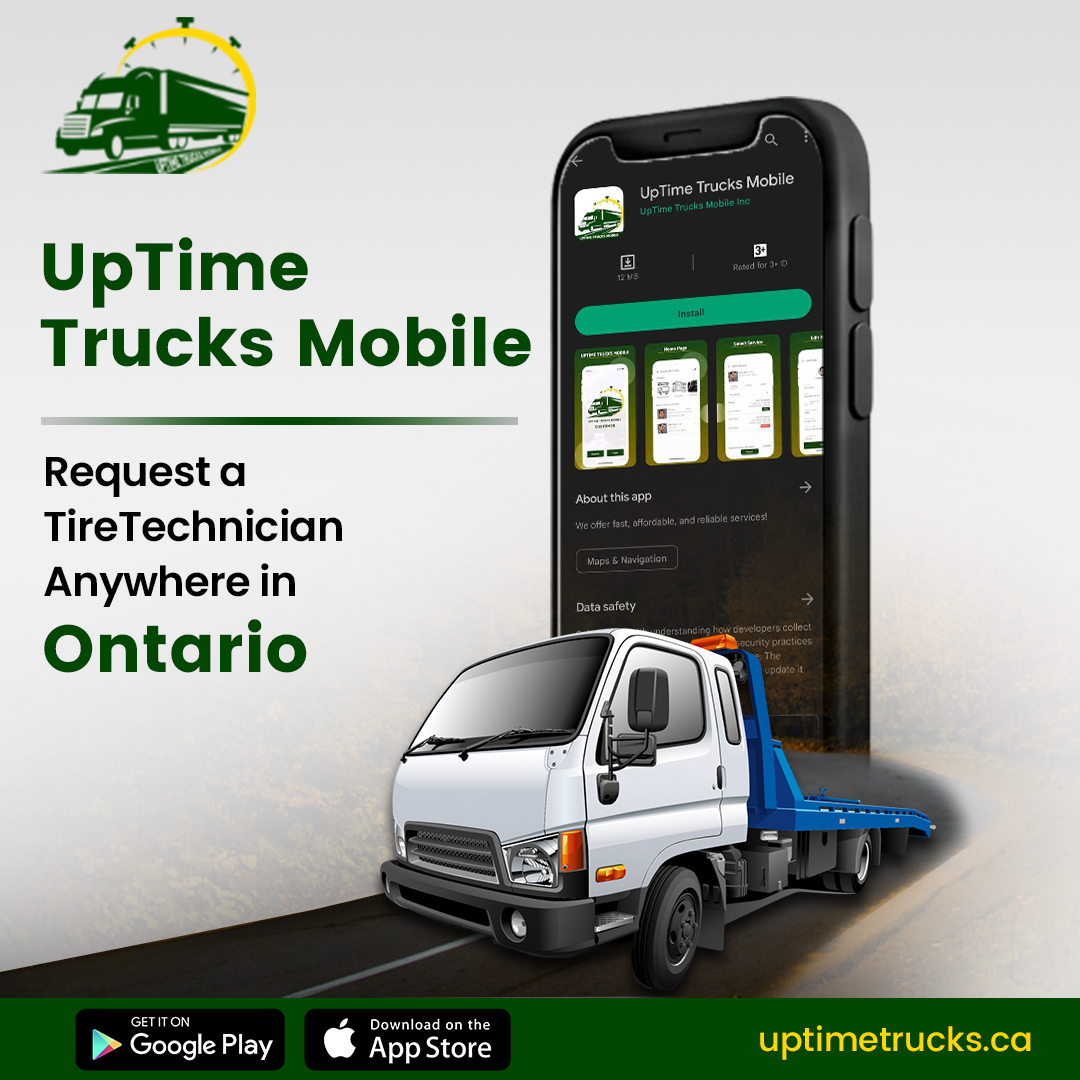 MobileTrucks's tweet photo. Truck Owners are provided with a convenient way to get repairs done, thanks to the Uptime Trucks Mobile App, which features real-time monitoring and predictive maintenance capabilities.

Visit Our Website: https://t.co/CmVVPChhk8

#uptimeTrucks #mobileapp #realtimemonitoring https://t.co/PPfHrBAbuv