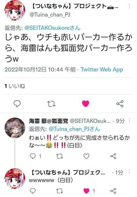 ついなちゃんのパーカーってこういうことか 