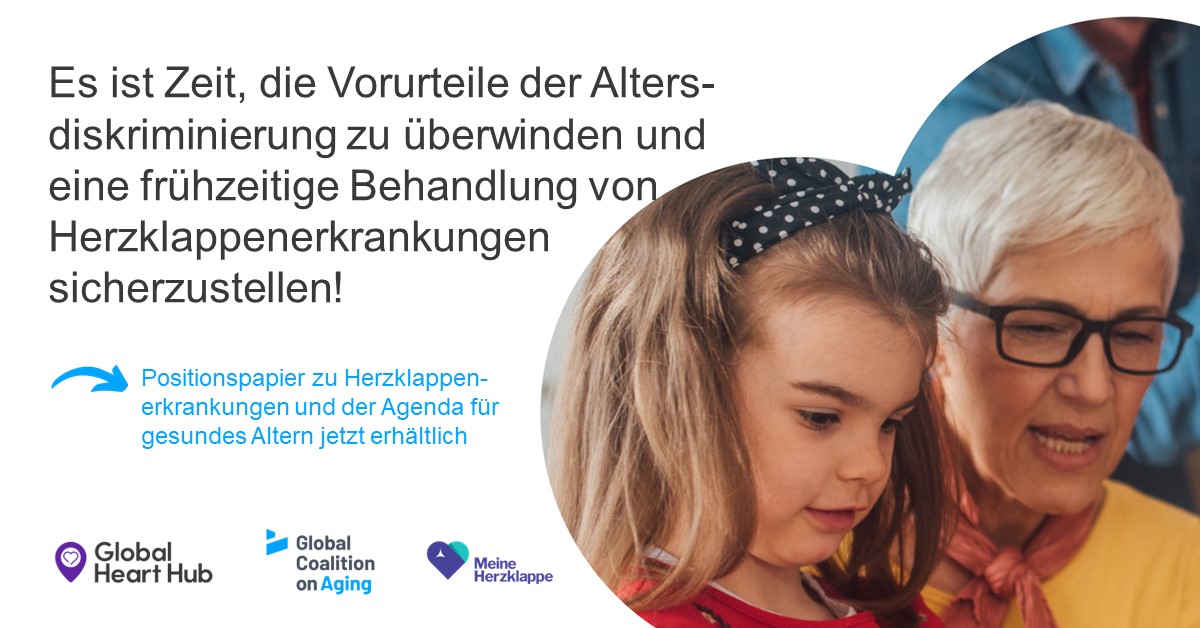 MHerzklappe's tweet photo. Herzklappenerkrankungen und Gesundheit im Alter gehören zusammen. Deshalb hat der @GlobalHeartHub gemeinsam mit der Global Coalition an Aging ein Positionspapier erarbeitet, wie man diesen Herausforderungen begegnen kann: https://t.co/iZei5IGQ2Y
#gesundimalter #herzklappe https://t.co/3Mfbsb9MxJ