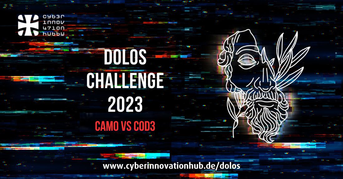 CIHBw's tweet image. Ihr wollt euch der Challenge stellen? Dann bewerbt euch noch bis zum 24. April mit eurer Idee! Alle Informationen zur #DOLOSChallenge findet ihr hier: cyberinnovationhub.de/dolos