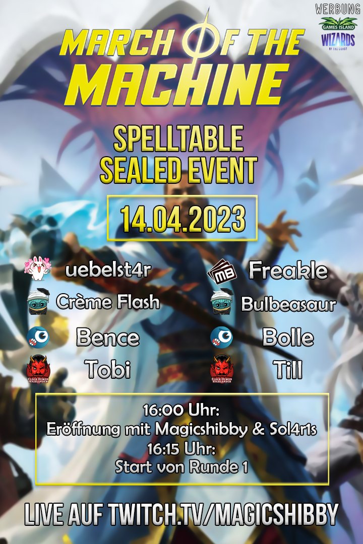 Die nächsten Tage werden b(M)OMbastisch: Heute Abend gibt's zur Einstimmung Early Access Action mit <a href="/Creme_Flash/">Crème Flash</a> - Morgen dann feinstes Prereleasefeeling inklusive Pappkartengekloppe bei <a href="/magicshibby/">einfach.shibby</a> Reinschauen lohnt sich, versprochen! #werbung <a href="/wizards_magicDE/">Magic Deutschland</a>