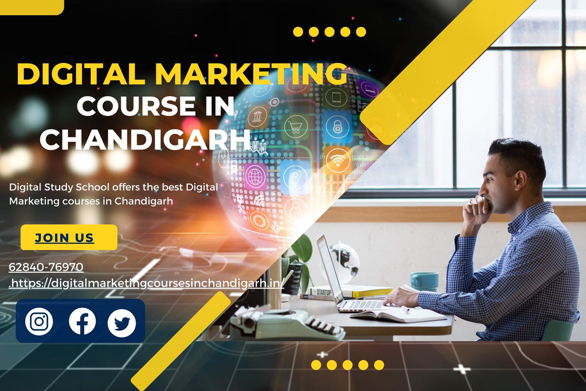 AnshikaSoo6499's tweet image. Digital Study School offers the best Digital Marketing courses in Chandigarh. Join now and gain the skills you need to advance your career. digitalmarketingcoursesinchandigarh.in

#digital marketing #onlinestudy #flexible learning. #AffiliateMarketing #onlinebusiness