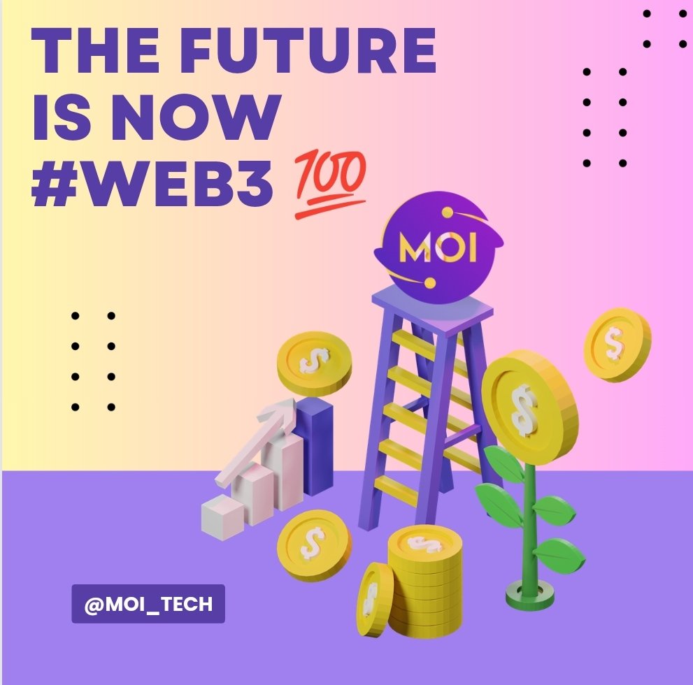 RvCh02568990's tweet photo. Hello friends take a look at #Moi by @MOI_Tech
Web3 is more than just a buzzword. It's the future of the internet. Join the Web3 revolution today.
Join here on telegram π
https://t.co/wEYdlYri8P
#Web3 #Innovation #TransformingTechnology https://t.co/ZyxE9NoZVZ