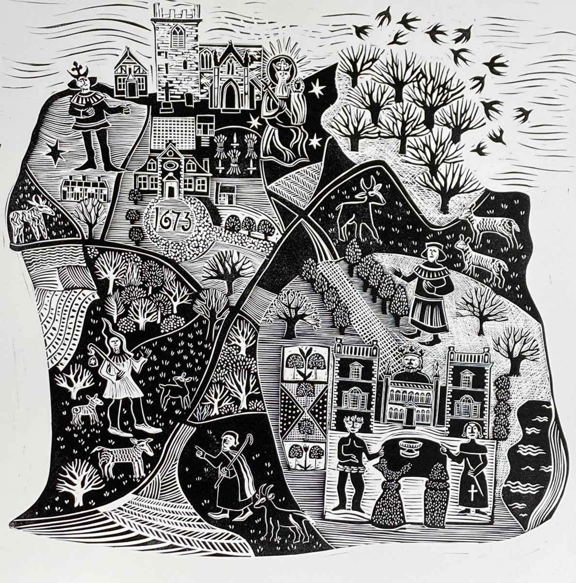 SarahKirbyPrint's tweet photo. 'A little piece of Lincolnshire...'
Linocut print
40 x 40cm

https://t.co/d2cMpb8H7Y https://t.co/sljoPMMPwf