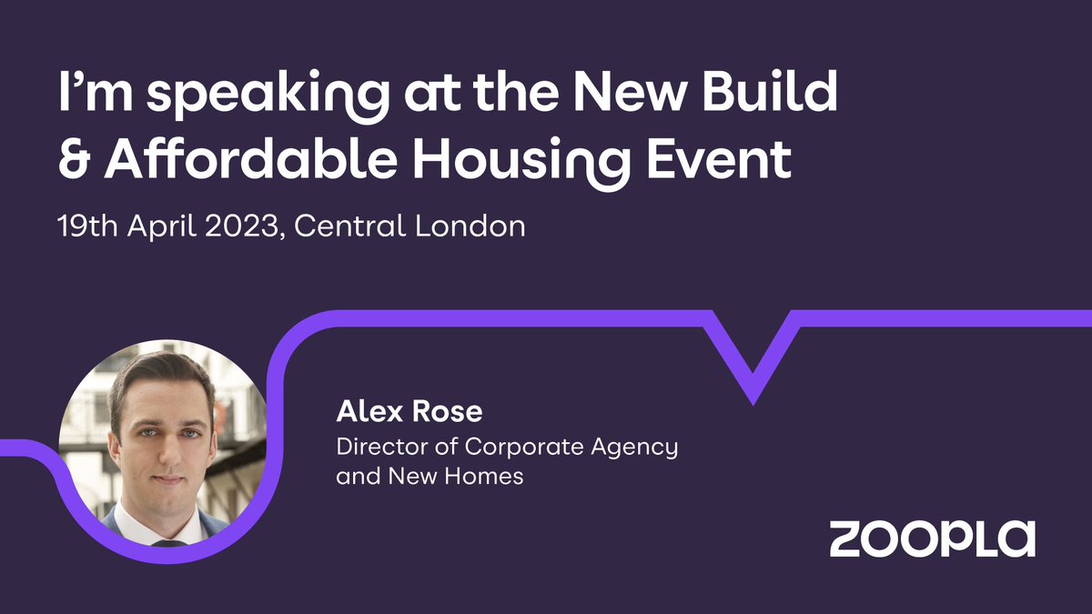 Our Director of Corporate Agency and New Homes, Alex Rose, is speaking at the New Build and Affordable Housing Event, hosted by Just Mortgages.

With a mix of networking and panel discussions, it’s a must-attend for anyone in the first-time buyer space: bit.ly/407JlfY