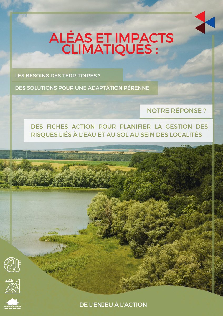 [ALÉAS CLIMATIQUES] 🟢🔵🟤

Territoires, #eau &amp; #sol

➡️De l’évaluation de l’aléa à une communication réussie autour des risques. Découvrez 13 initiatives du projet <a href="/RiskAquaSoil/">RiskAquaSoil</a>. 

Fiches action : acmg.asso.fr/fiches-action-…

#climat #europe <a href="/AtlanticArea/">Interreg Atlantic Area</a> #rural #urbain #agriculture