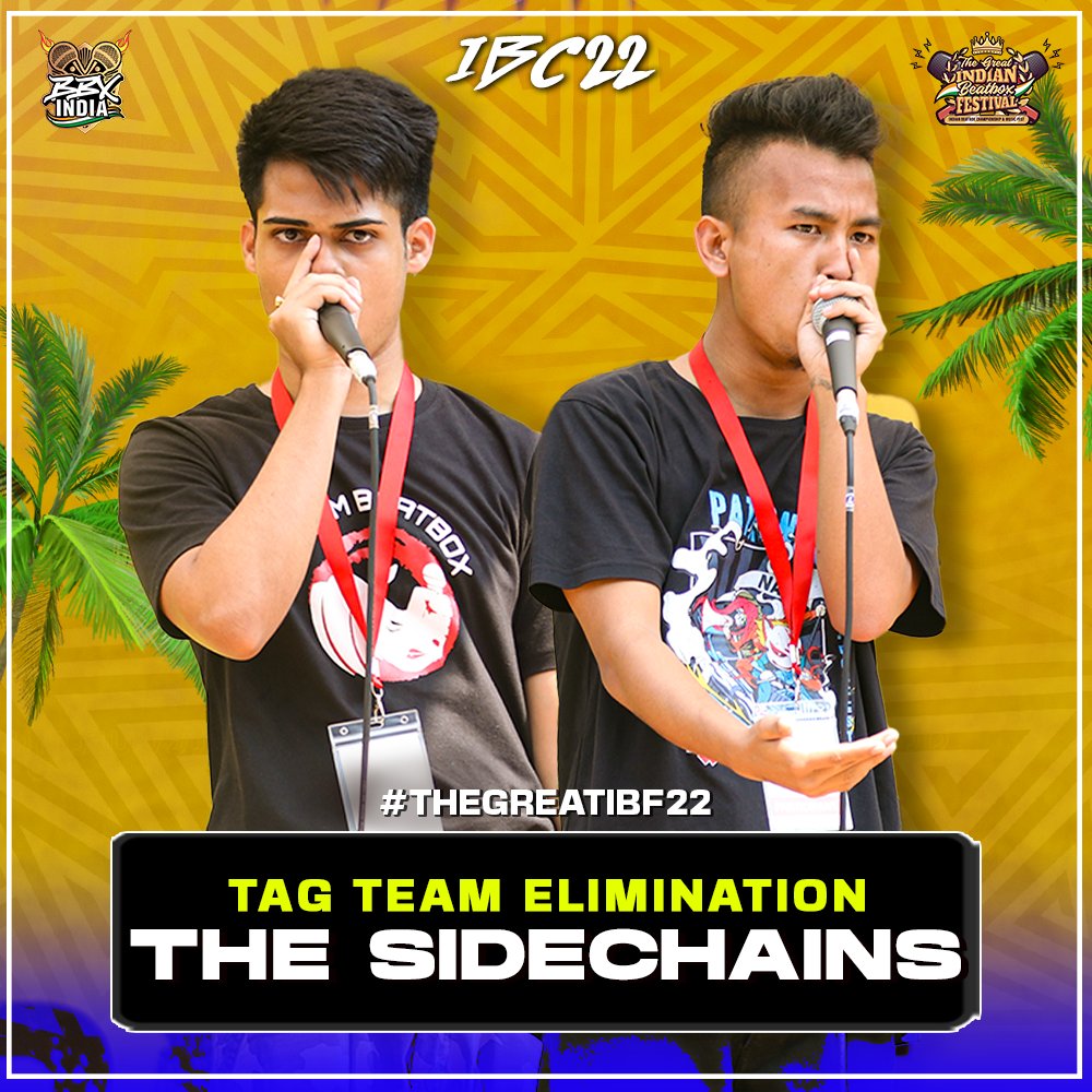 THE SIDECHAINS | TAG TEAM Eliminations | Indian Beatbox Championship 2022 #IBC2022 #TheGreatIBF22

Watch the full video👇🏻 
youtu.be/YI8CPKzrf1s

#BeatboxIndia #WeSpeakMusic #Beatbox