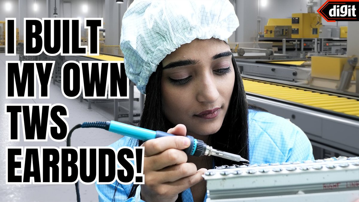 dhriti_datta's tweet photo. I had the chance to visit @Mivi_Official's factory at Hyderabad and get a behind the scenes look at how TWS earphones are assembled in India. 

I also tried to assemble one, have a look at this video to find out how it went 😅:

https://t.co/YW8bRYm2D5 https://t.co/xTWexLYtYQ