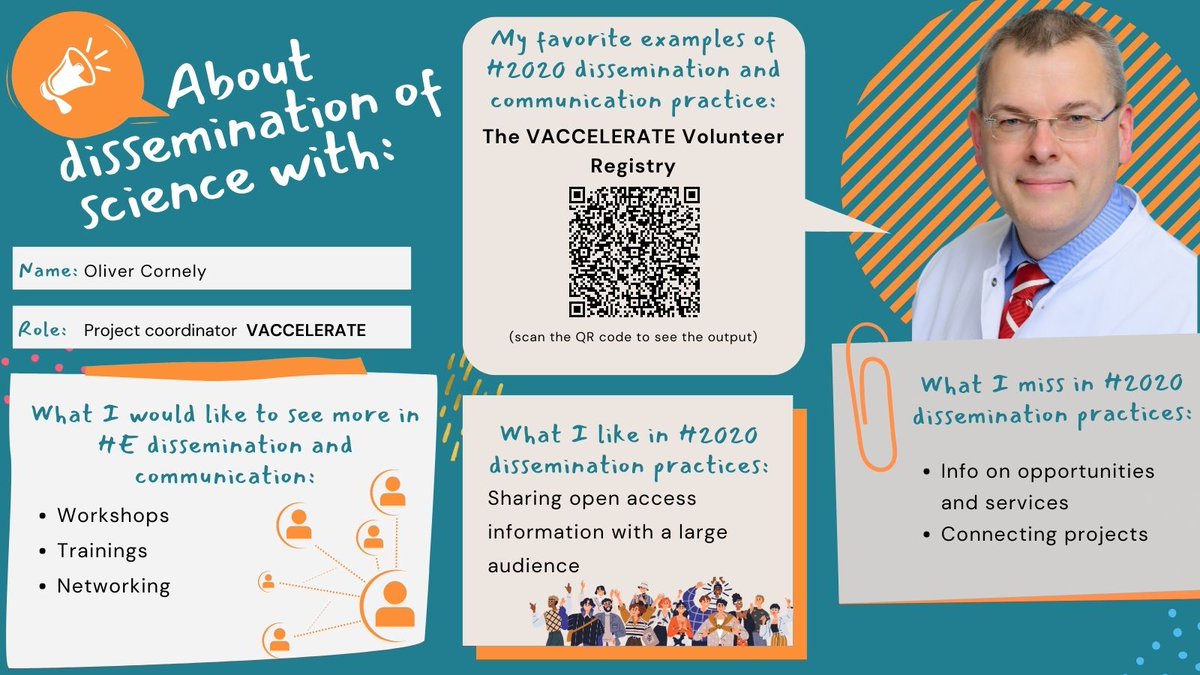 CORDIS_EU's tweet photo. Nothing excites us more than discussing the #ImpactOfScience!
@CornelyOliver, coordinator for #EUFunded project @vaccelerate_eu, dives into research and insights on how to disseminate science effectively.
๐ https://t.co/VxaDNIAmVN