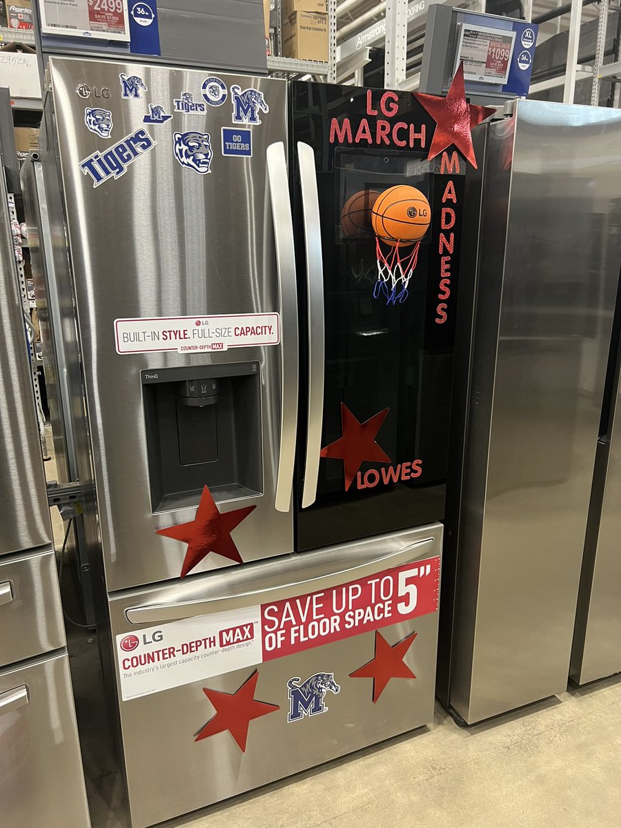 LG_DJ_Memphis's tweet photo. Thanks to @lowes #1526 for your support with #MarchMadMax #LGREFRIGERATION #LGKITCHEN @LGStephenPotoc1 https://t.co/4a2ajTHffx