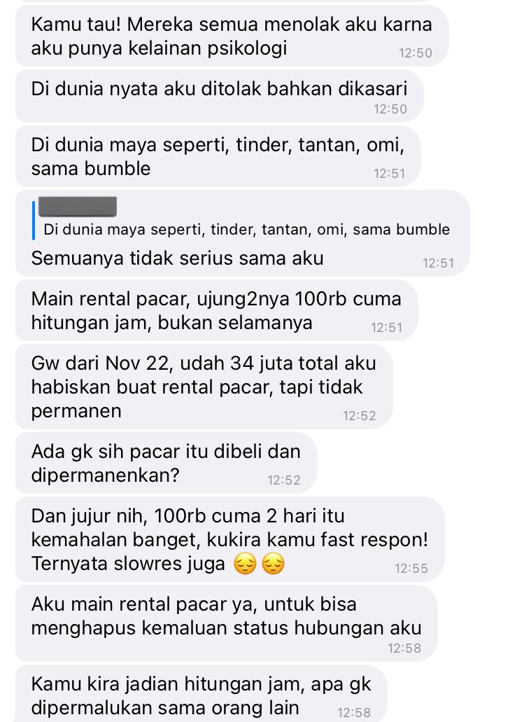 mutiakumiko's tweet photo. dukanya jadi rentgf. udah tau aku pacar sewaan, dituntut pacaran permanen dan lebih dari durasi krn menyalahkan keadaan dipermalukan temen2nya.

memang harus perbanyak sabar, namaste🙏🏼 https://t.co/FrZFD3k9iC