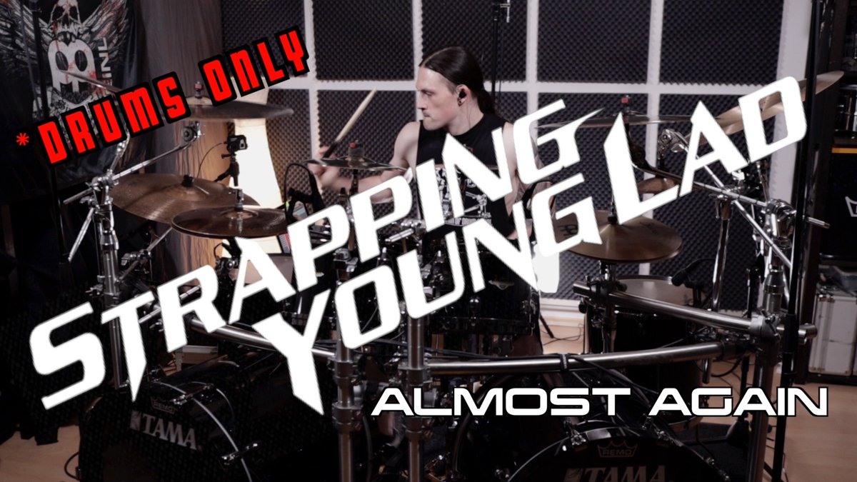 My drum cover of 'Almost Again' by SYL with isolated drum track is up on YouTube: youtu.be/aBOJWxi1cVM