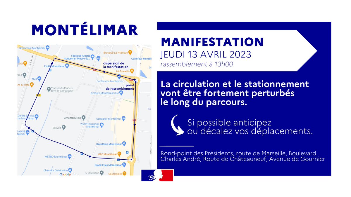PS_Montelimar's tweet photo. ✊ 12e journée nationale de manifestations contre la #ReformeDesRetraites  aujourd'hui avant la décision du #ConseilConstitutionnel demain ☝️
A #Montélimar le RDV est à 14h selon les syndicats... 
13h selon la préfecture 😊 https://t.co/5fkTnCzLE7