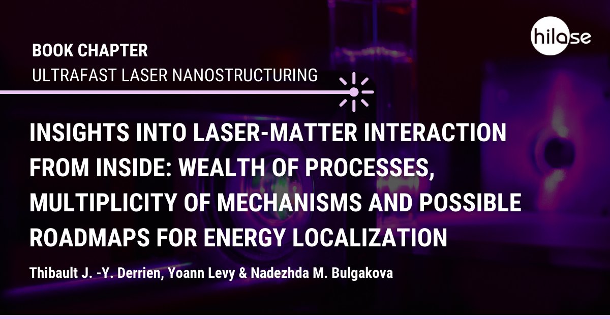 HiLASECentre's tweet photo. 📃READ THE #BOOK "#Ultrafast #Laser #Nanostructuring", the introductory chapter is written by @HiLASECentre researchers.
➡️https://t.co/4rHVcJZ7eh
#HiLASE #laser #science #laserapplications #laserpulse #sciencenews #researchpaper #TDDFT #LIPSS #researchpaper #nanoprocessing https://t.co/cKTllafdQ7