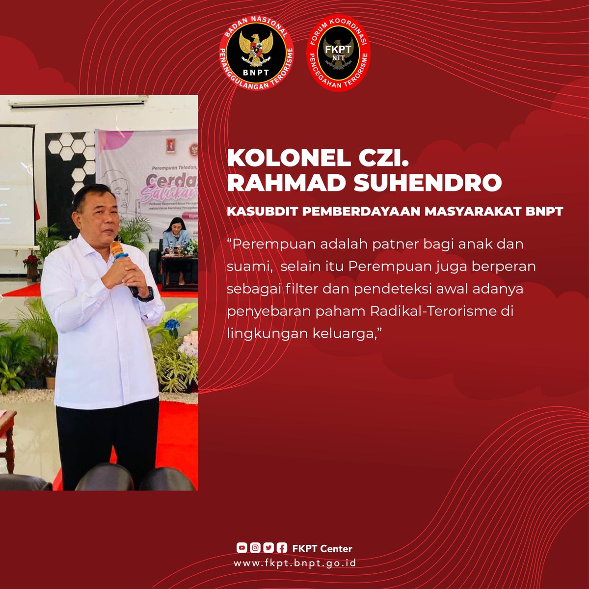 fkptcenter's tweet photo. Kegiatan Perempuan Teledan, Optimis dan Produktif (TOP) "Cerdas Digital, Satukan Bangsa" melalui Forum Koordinasi Pencegahan Terorisme (FKPT) NTT di Kupang. SMKN 3 Kupang, 13 April 2023 https://t.co/c0mqFZH5tK