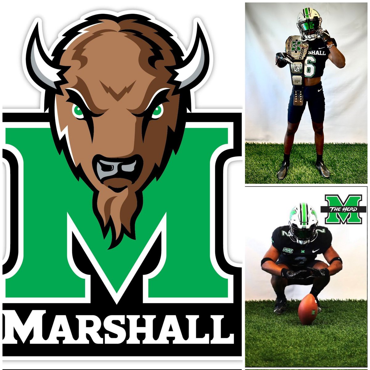 DemWestBoyz3's tweet photo. Extremely blessed and excited! The first school to offer both of us! Marshall University!
#DemWestBoyz
#WeMakingNoise
#WeLeadingTheWay
#MDAthletes
#MoCoAthletes
#TheyGonKnowAboutUs
#Marshall
#TheHerd
#MarshallFB https://t.co/md4KbFiw7s