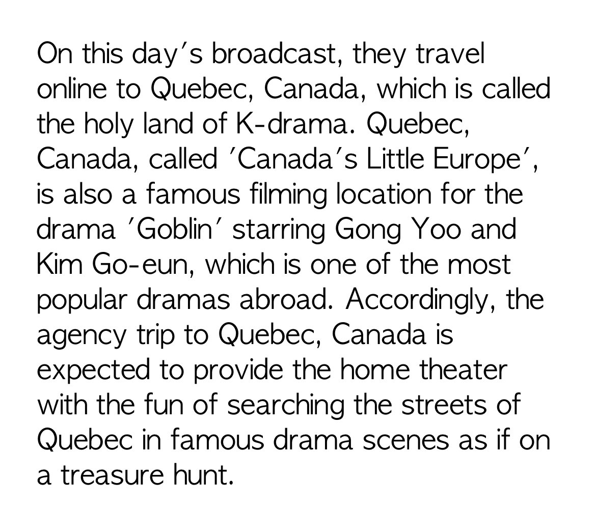 cpjing8888's tweet photo. "Quebec, Canada, which is called the holy land of K-drama,  is also a famous filming location for the drama 'Goblin' starring #GongYoo and #KimGoeun "

Enough said 👍👍👍

https://t.co/Bz6CYOazRy https://t.co/Cu1Hiq75TB