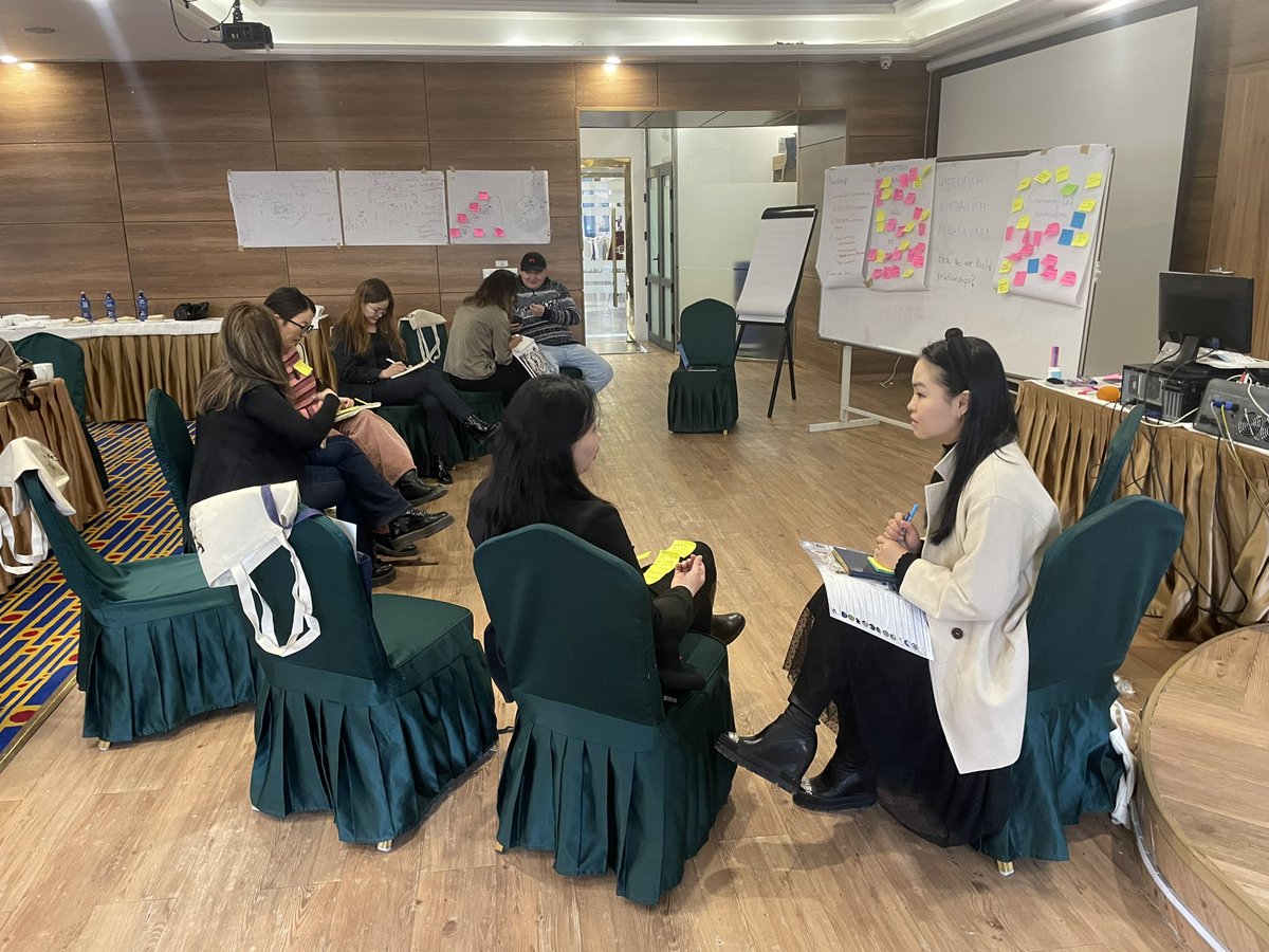 SnowLeopardHope's tweet photo. Discussing community led conservation in action! Today we brought together 7 local and international NGOs in Mongolia to share experiences and strategies to promote ethical and effective conservation. #communityled #partners @snowleopards @MijiddorjNadia @TheWCS https://t.co/DV06AgXxDr