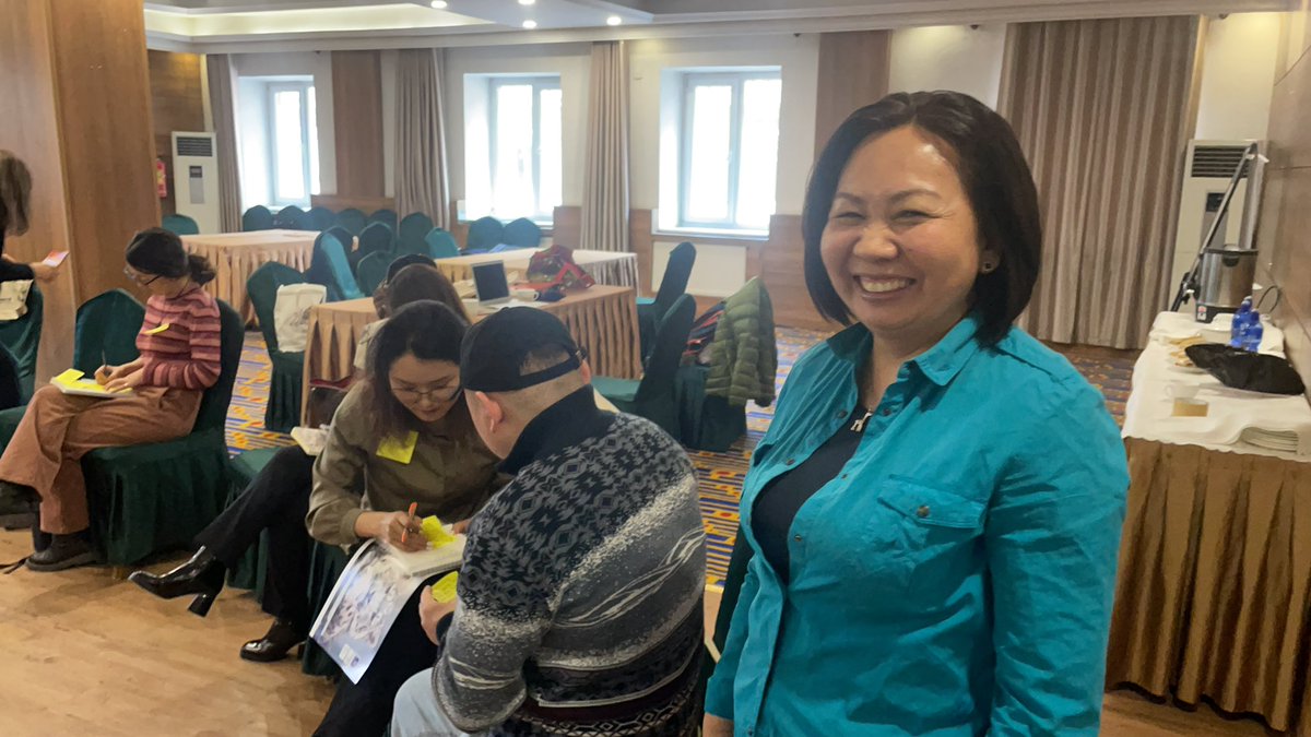 SnowLeopardHope's tweet photo. Discussing community led conservation in action! Today we brought together 7 local and international NGOs in Mongolia to share experiences and strategies to promote ethical and effective conservation. #communityled #partners @snowleopards @MijiddorjNadia @TheWCS https://t.co/DV06AgXxDr