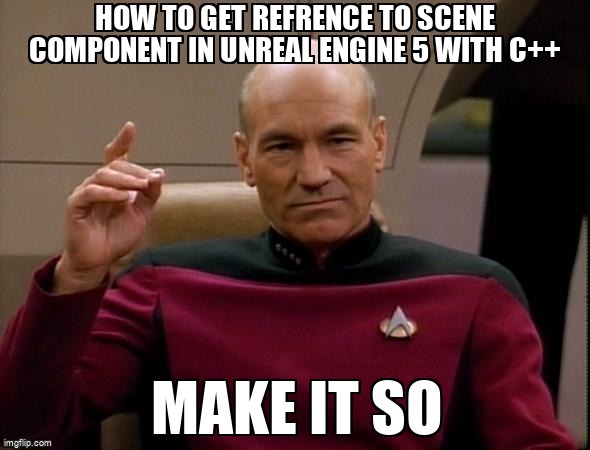 How to get refrence to scene component in Unreal Engine 5 with c++ stackoverflow.com/questions/7594… #gamedevelopment #unrealengine5 #unrealengine4 #cpp