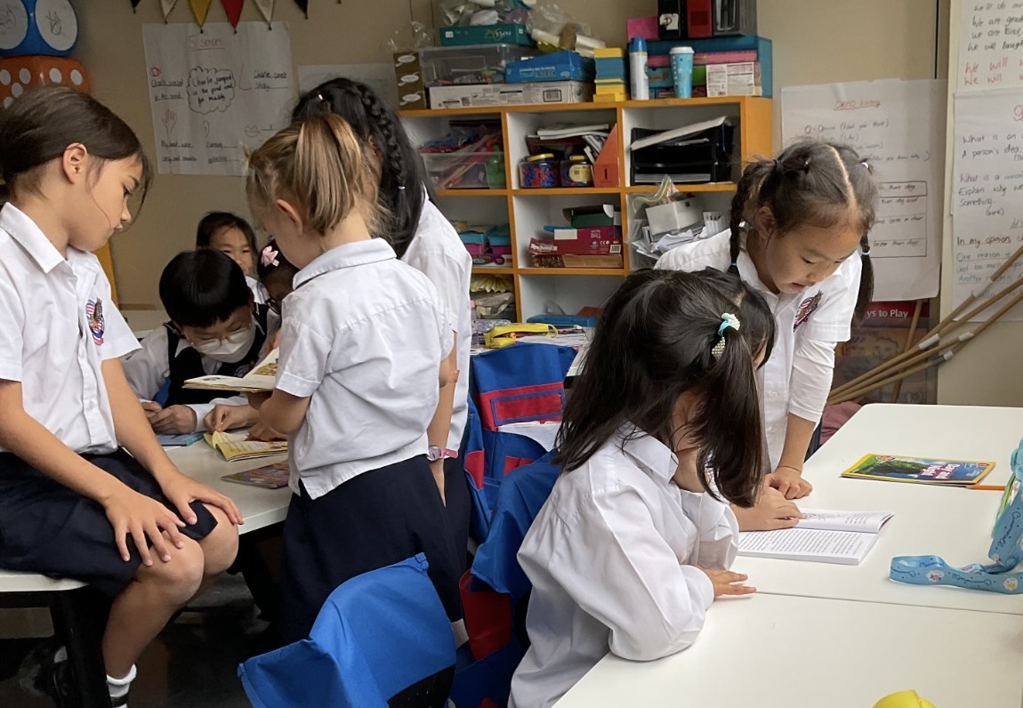 Our Grade 1 students shared their favorite books as part of their recent Reading Celebration. @aishongkong #RedBrick125 @DoctorBaumA @asimpsonEDU @wing_mwing @zpostedu