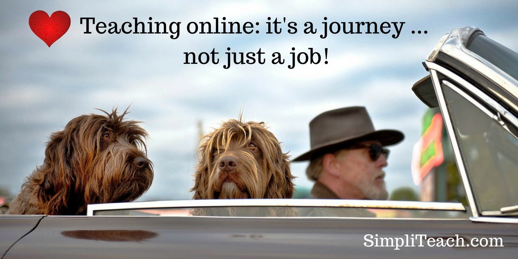 If you look back from here to when you started #teaching online, it's pretty amazing how far you've come... 👩‍🏫 🖥️