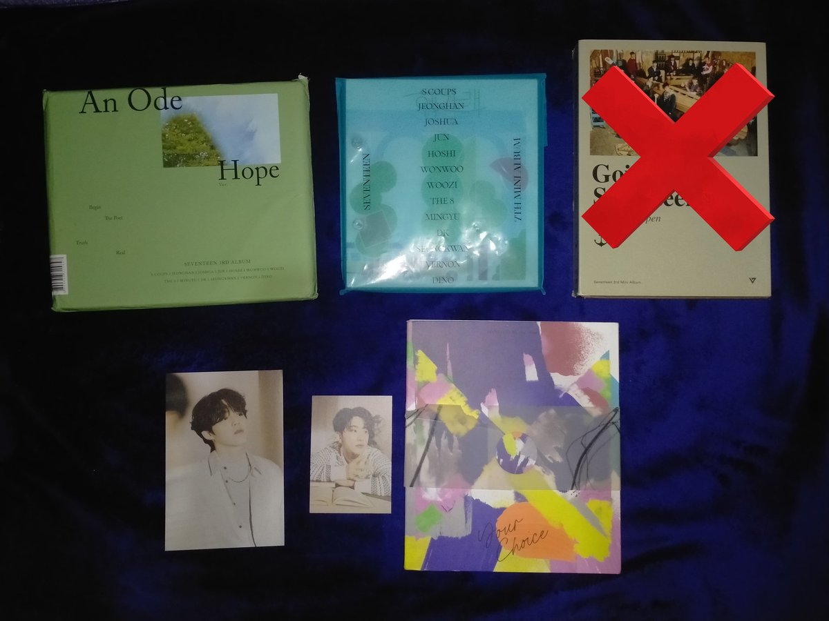 cheollielvr's tweet photo. wts lfb

get all for ₱300 !!

unsealed albums. has dents! add ₱100 for cheol's pc &amp; 1 bundle of sleeves ^^

🏷️seventeen unsealed album seungcheol jeonghan joshua jun hoshi wonwoo woozi dk the8 minghao mingyu seungkwan vernon dino your choice an ode henggarae going seventeen wtb https://t.co/KZ1Le90pYV