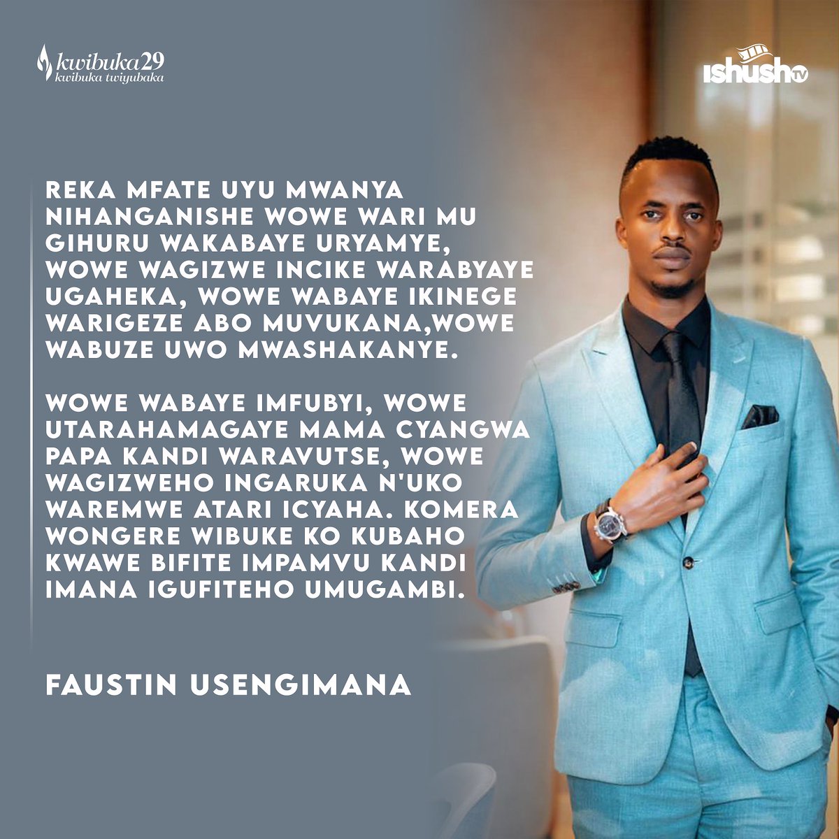 HORA Rwanda 🕯️
#Kwibuka29