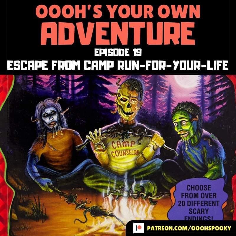OoohSpooky's tweet photo. This week on Patreon: our favourite RL Stine book yet?! https://t.co/dlSgNKDrTC