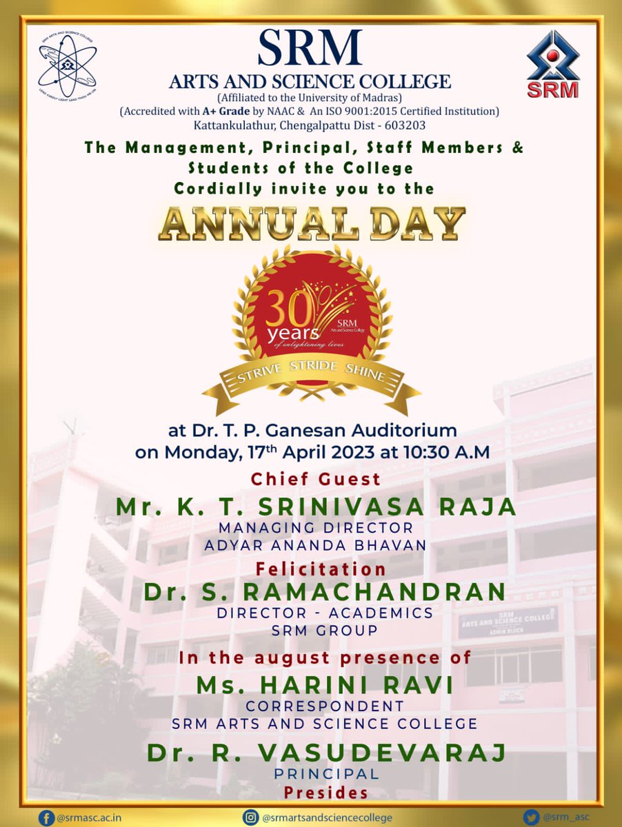 srm_asc's tweet photo. Annual day celebration #srmasc #srmcollege #annualday https://t.co/tC2n7nxKpR