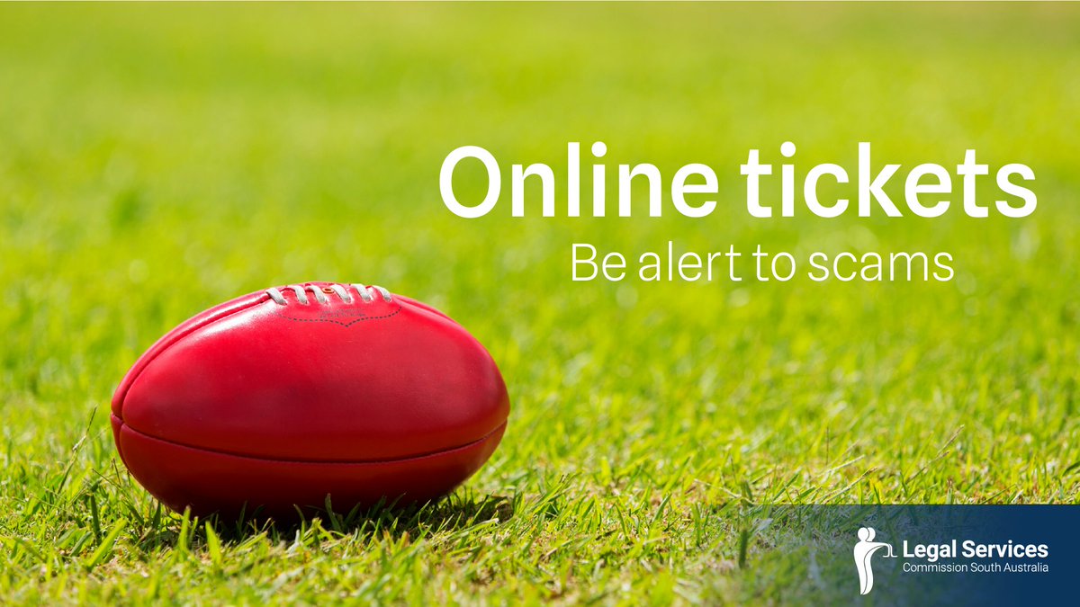 #GatherRound, the #AFL festival of #footy is here. Nine games over four days in one state! With tickets to many games no longer available be alert to #scams if purchasing tickets online.