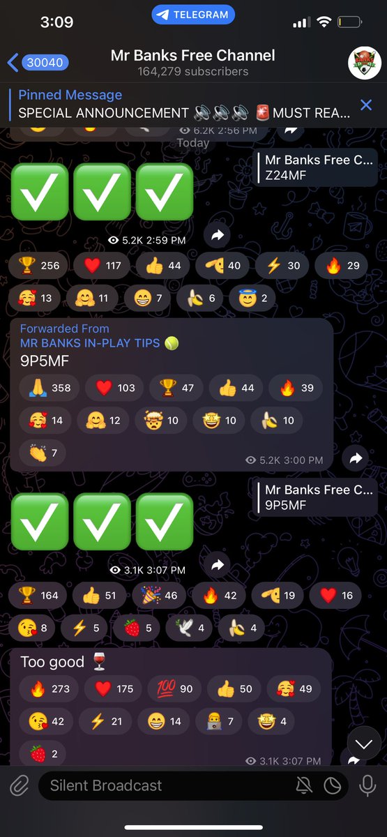 Mrbankstips's tweet photo. Just too good! 

No one comes close! 

100k - 514k ✅✅✅

Breakfast &amp; Lunch delivered 🍷

Don’t miss Dinner https://t.co/QkkYdxrTPS https://t.co/VQB6ctIBlN