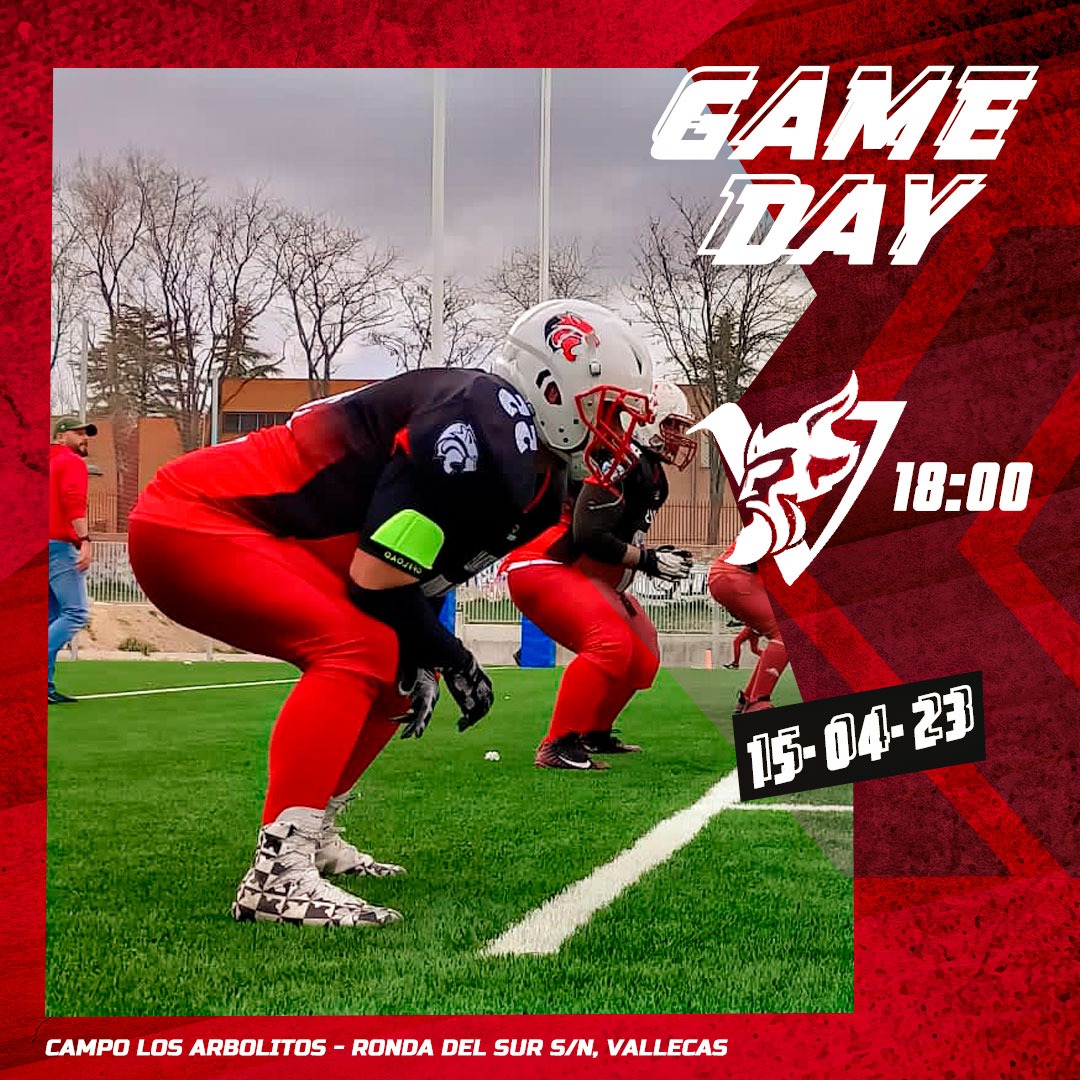 🚨¡CUARTA JORNADA DE LA LMFA! 🚨

🗓️ Este sábado 15 a las 18:00h en Vallecas, disputamos la cuarta jornada de la LMFA 22/23 contra <a href="/VikingsCFA/">Vikings FA</a>.

Tras la derrota cosechada en la ida hace dos semanas por 26-6, nuestros chicos intentarán conseguir la revancha

¡TE ESPERAMOS!
#GoCaps
