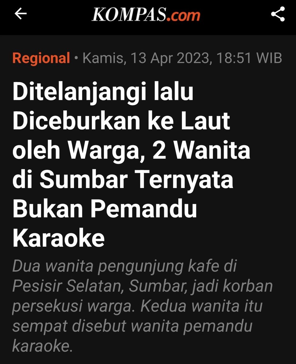 Lebih kacau lagi ternyata! 
2 orang wanita tsb ternyata hanya pengunjung cafe yg ingin bersantai &amp; mendengarkan lagu.
Seenaknya aja diperlakukan seperti itu.
Ratusan pula warga yg melakukan tindakan ga berakhlak ini