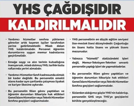 EnHizBir's tweet photo. @mustafaelitas 136.000 Yardımcı Hizmetler Sınıfı memuru aileleri ile 1 milyon seçmen 🗳️ seçim öncesi verilen sözlerin tutulmasını unutulmamayı bekliyor #YardımcıHizmetlerSınıfı #EngellidenHizmetliOlmaz #EngelliyeYhsEngeli https://t.co/IwPWPWm0xC