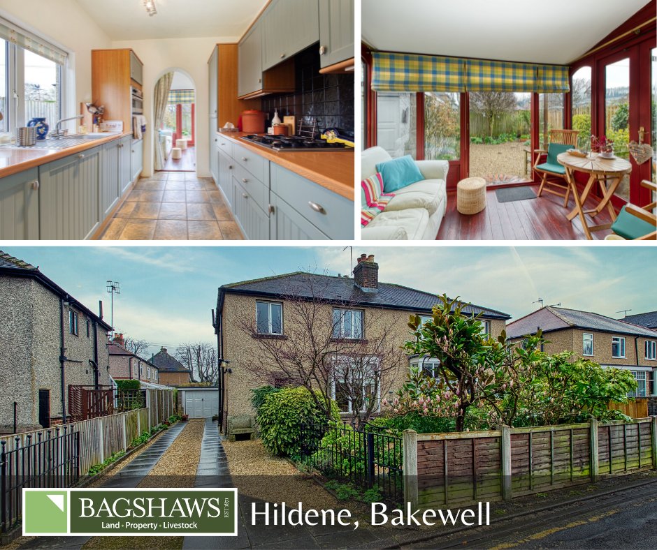 🏡 Property of the Week 📍 Hildene, Bakewell A 3 bed semi detached property In the heart Bakewell. Off road parking Front and rear gardens Guide Price: £400,000 For more information follow this link: bit.ly/41rzano Bakewell Office on: ☎ 01629 812777