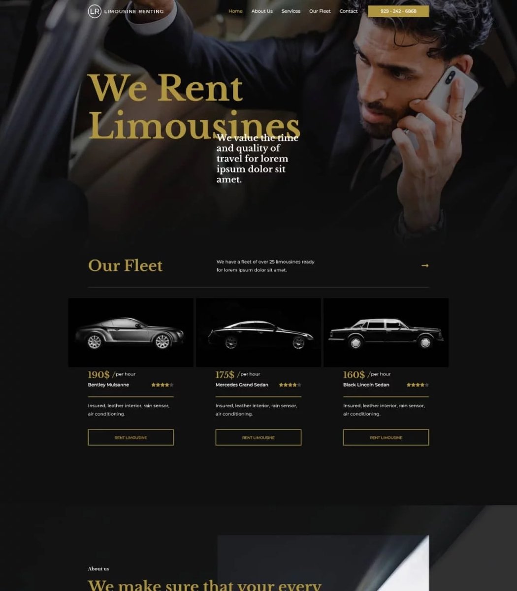 Complete limo hire website
Get more limo bookings with this complete website. Customizable to your needs & fully managed
#limohire #SmallBusiness #limobusiness #websites #businesswebsite