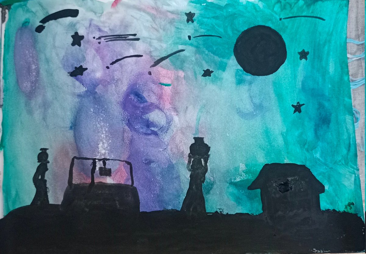 NareshKotwaal's tweet image. #Panting creation 
By #Daughter.🏆🙏